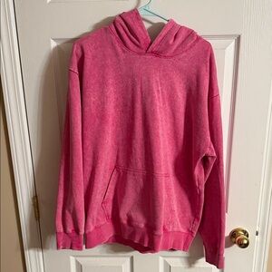 Pink Hooded Sweatshirt